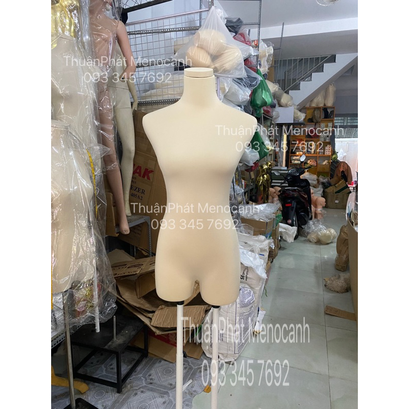 Manocanh vải thun có đầu siêu bền, phom đẹp