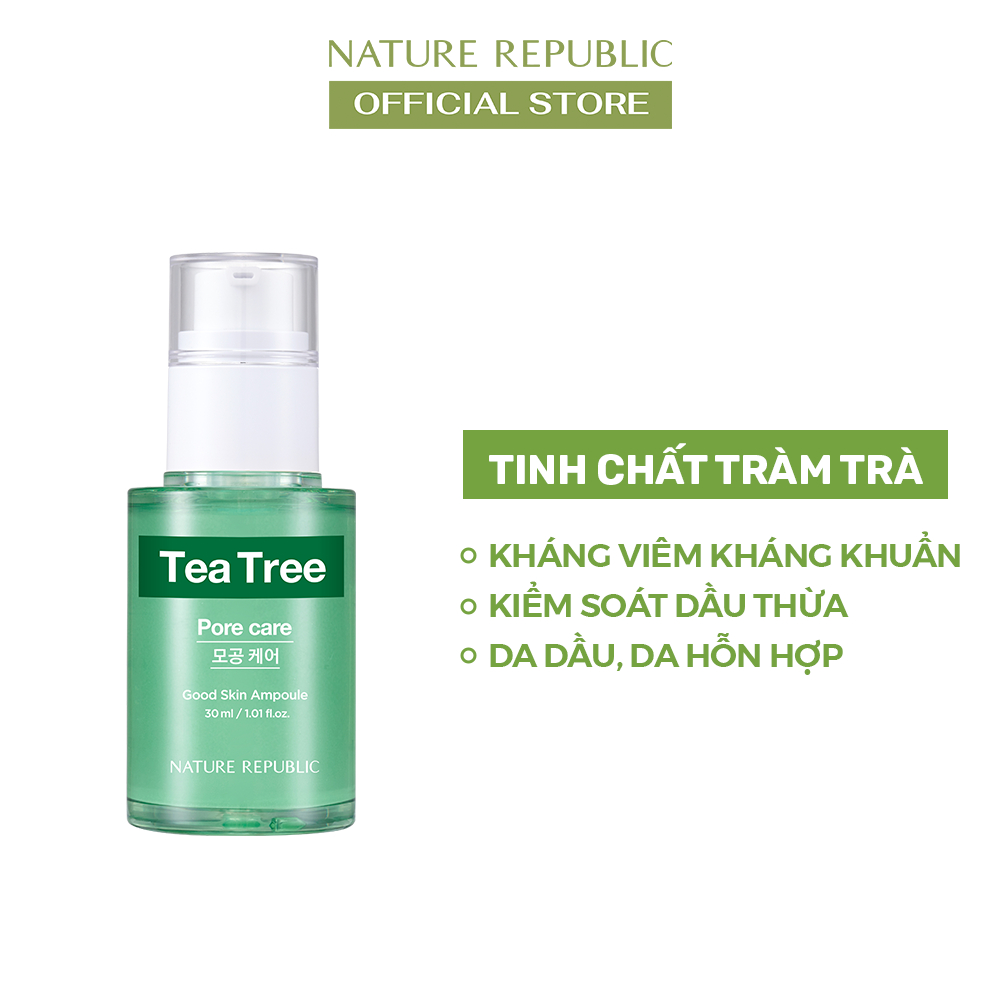 Nature Republic Tinh chất ngăn ngừa mụn Good Skin Tea Tree Ampoule 30 ml