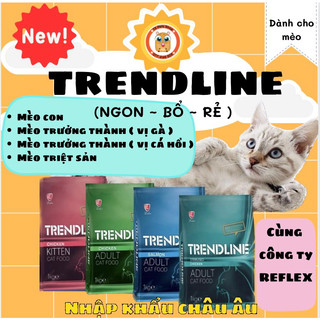 Thức ăn hạt Trendline 1kg cho mèo