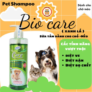 sữa tắm đặc trị ve, rận, bọ chét Bio Care dành cho chó mèo 200ml - 500ml