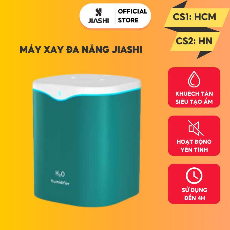 Máy phun sương tạo độ ẩm USB JIASHI dung tích lớn 2L 2 chế độ sử dụng liên tục và ngắt quãng trong 12 tiếng MPS03