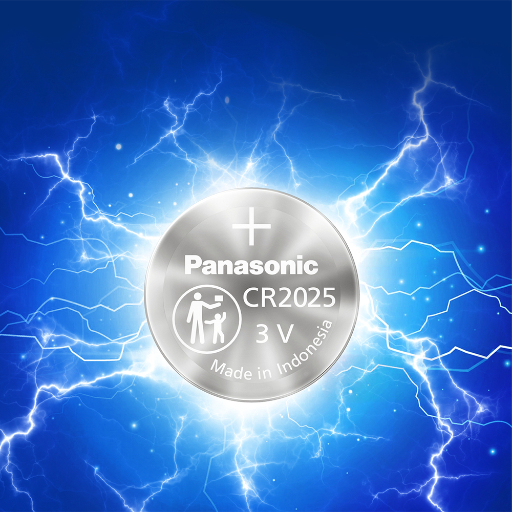 Vỉ 5 viên Pin nút Panasonic 3V CR-2025/5BE