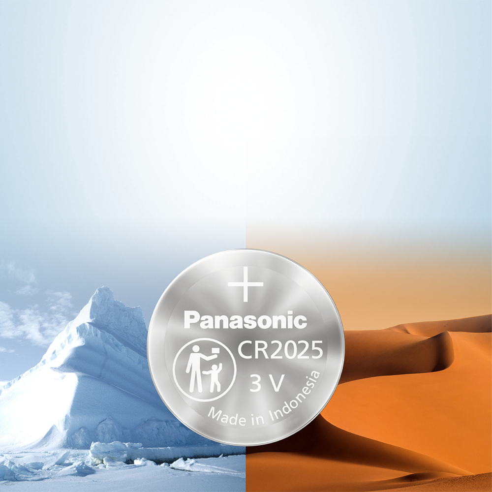 Vỉ 5 viên Pin nút Panasonic 3V CR-2025/5BE