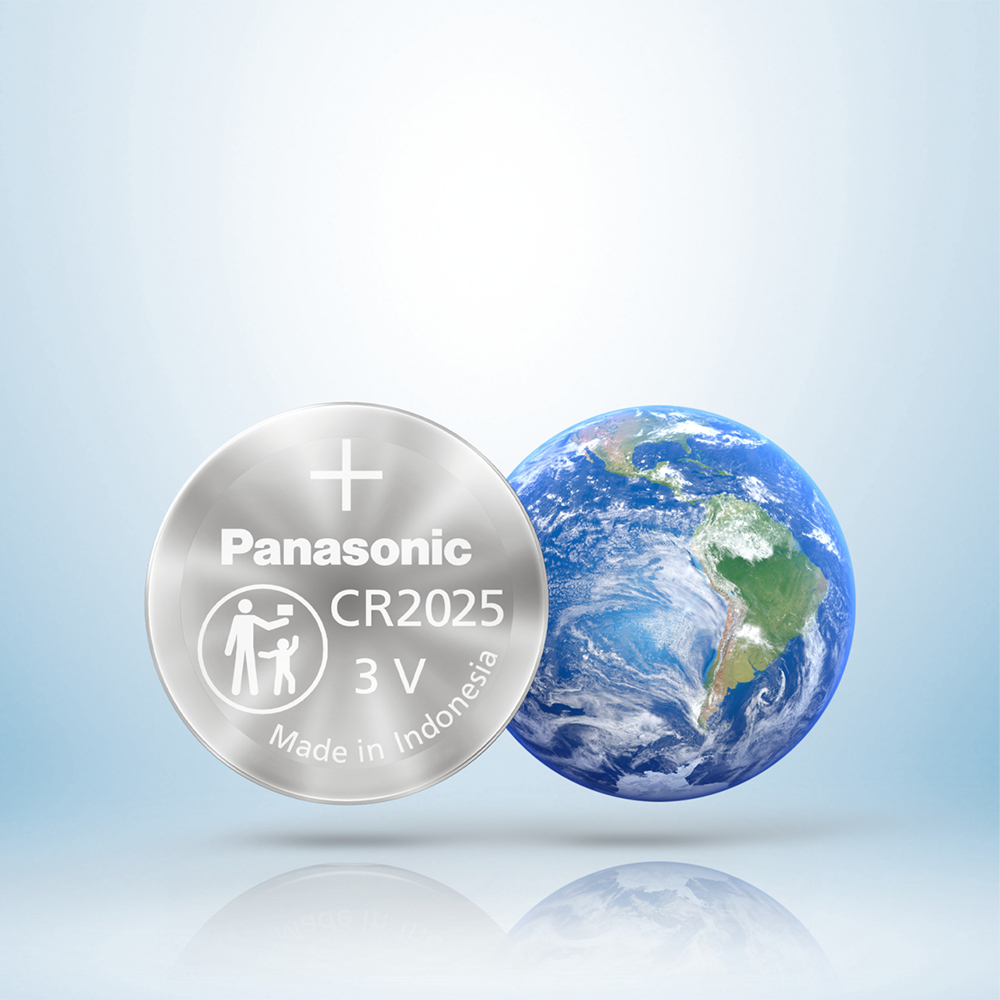 Vỉ 5 viên Pin nút Panasonic 3V CR-2025/5BE