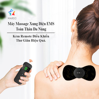 Miếng Dán Massage Xung Điện MARIC Giảm Đau Nhức Toàn Thân Hiệu Quả Kèm Remote.