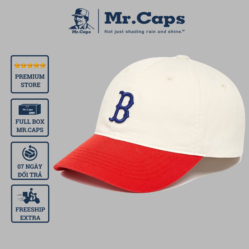 Nón lưỡi trai Boston - Mũ trơn kết phong cách thời trang xuất khẩu cao cấp phom unisex dành cho cả nam và nữ Mrcaps