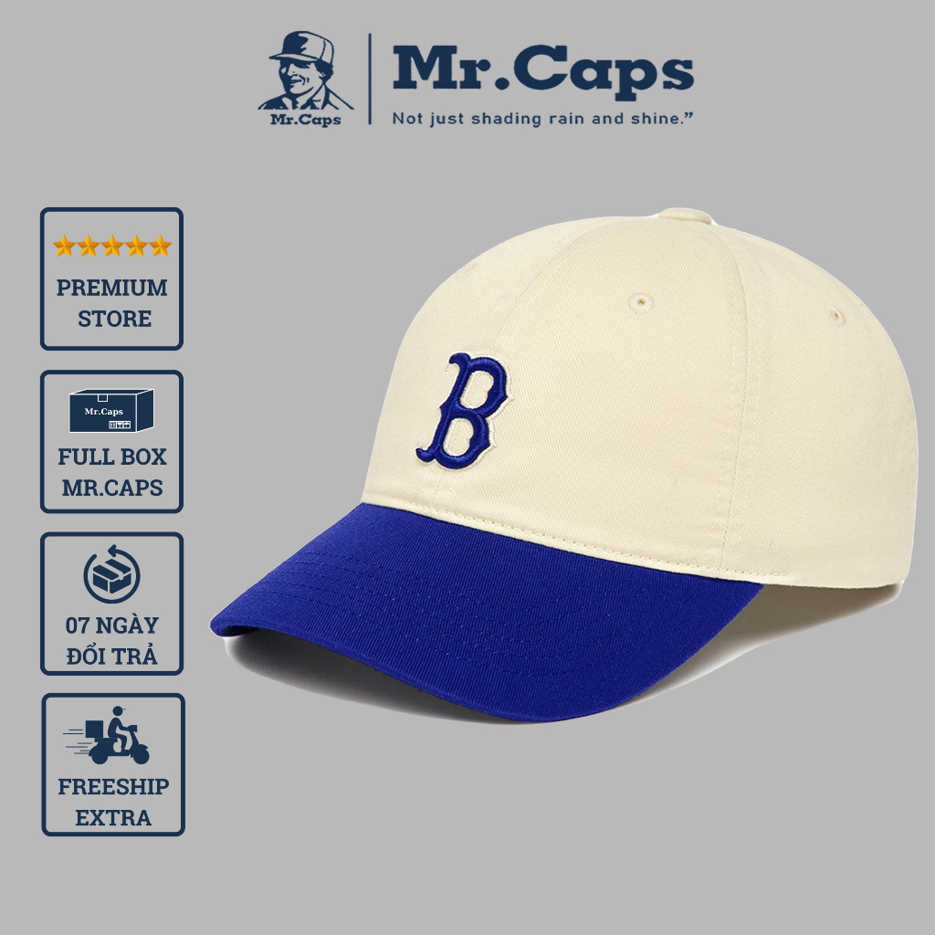 Nón lưỡi trai Boston - Mũ trơn kết phong cách thời trang xuất khẩu cao cấp phom unisex dành cho cả nam và nữ Mrcaps