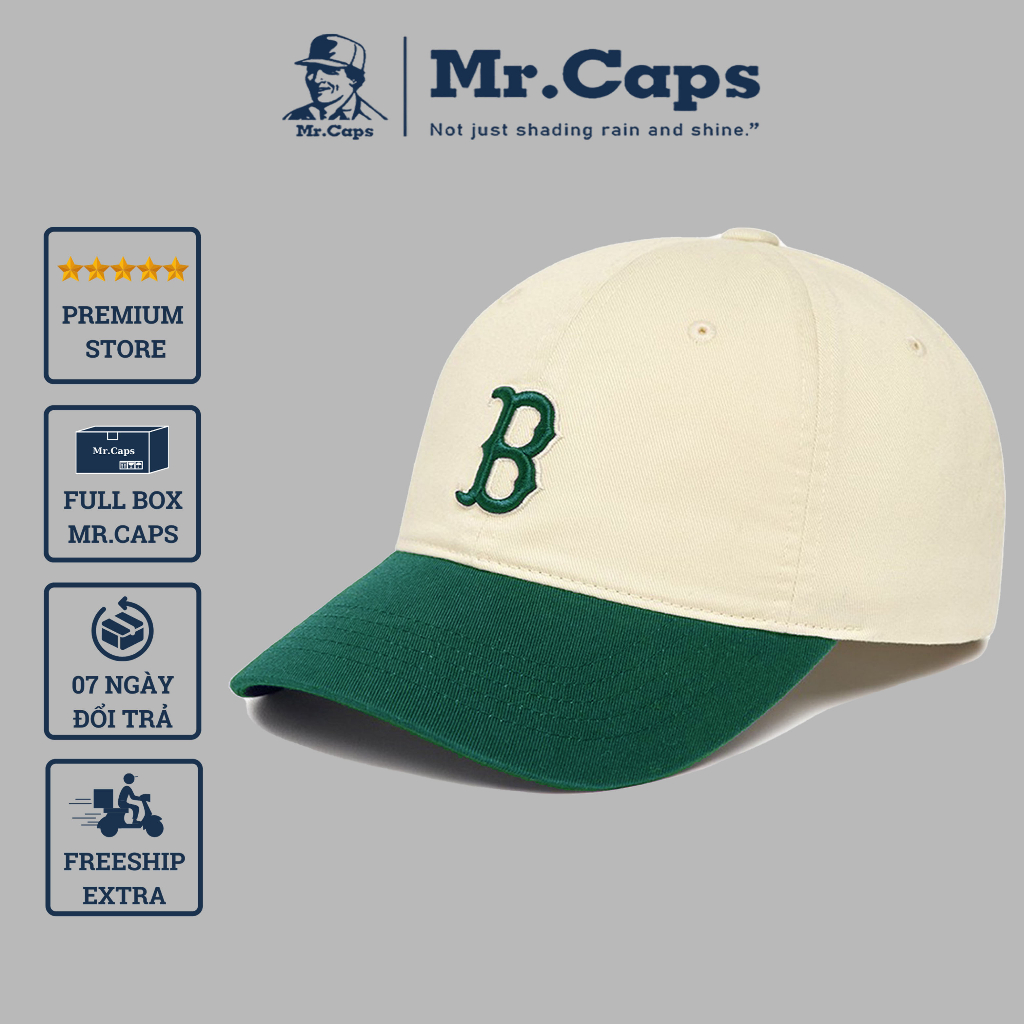 Nón lưỡi trai Boston - Mũ trơn kết phong cách thời trang xuất khẩu cao cấp phom unisex dành cho cả nam và nữ Mrcaps