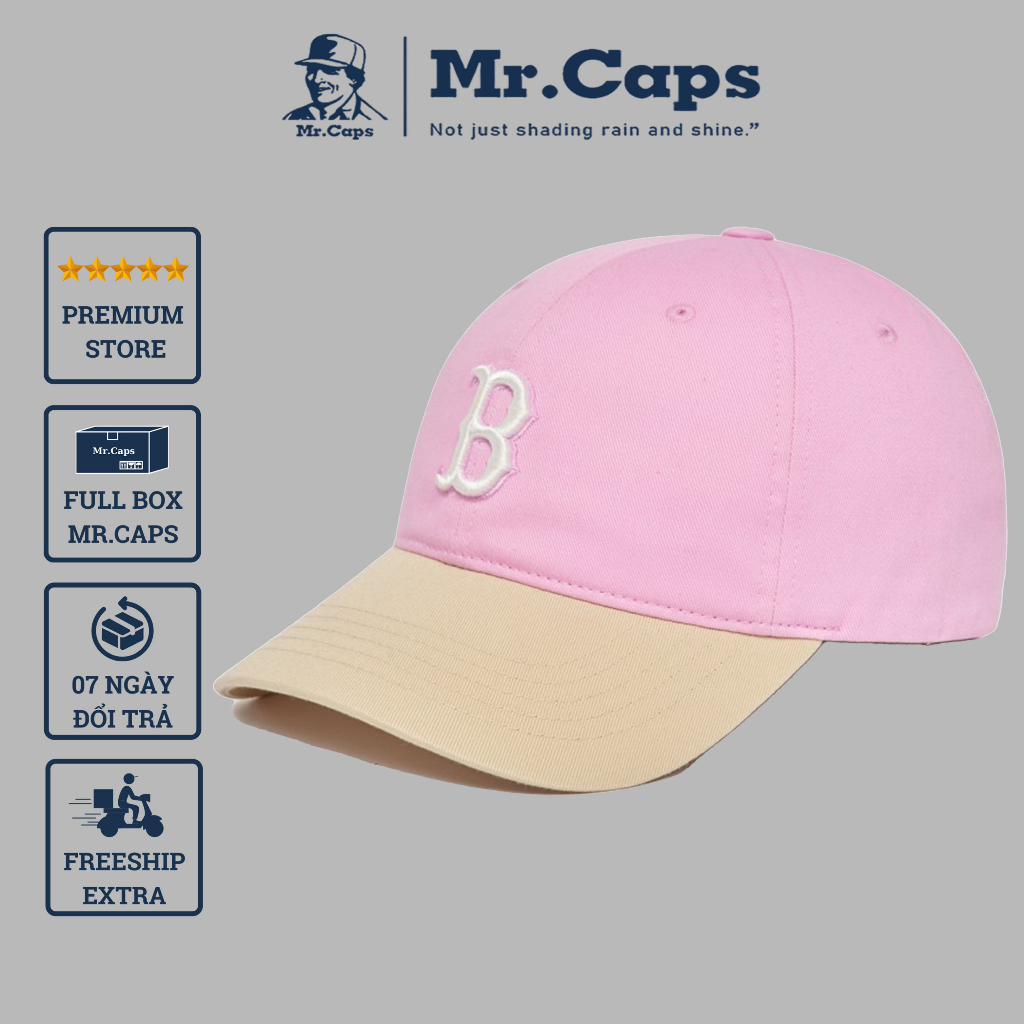 Nón lưỡi trai Boston - Mũ trơn kết phong cách thời trang xuất khẩu cao cấp phom unisex dành cho cả nam và nữ Mrcaps