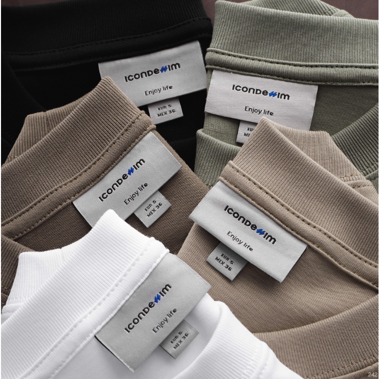 Áo thun nam ICONDENIM Basic chất liệu premium cotton mềm mại co giãn tối đa - ATID0242
