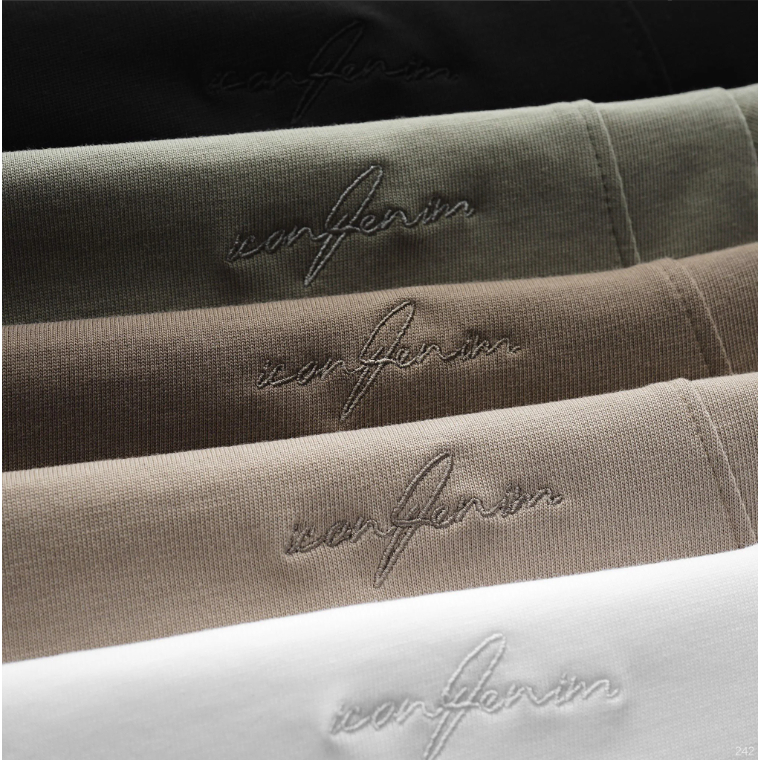 Áo thun nam ICONDENIM Basic chất liệu premium cotton mềm mại co giãn tối đa - ATID0242