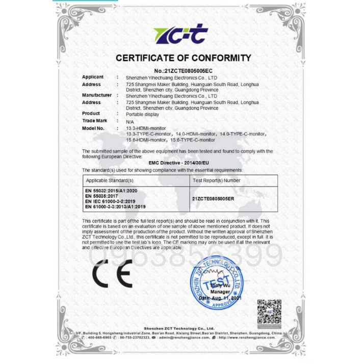 Màn hình di động 17.3 inch 2K QHD, HDMI + Type C, 60-144hz thunderbolt3, bao da, chân đế, Màn Mở Rộng, man hinh vi tinh