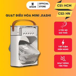 Quạt điều hòa hơi nước mini JIASHI máy lạnh mini 3 Chế Độ Tích Hợp Led, Sạc USB Để Bàn Tiện Dụng QDH02