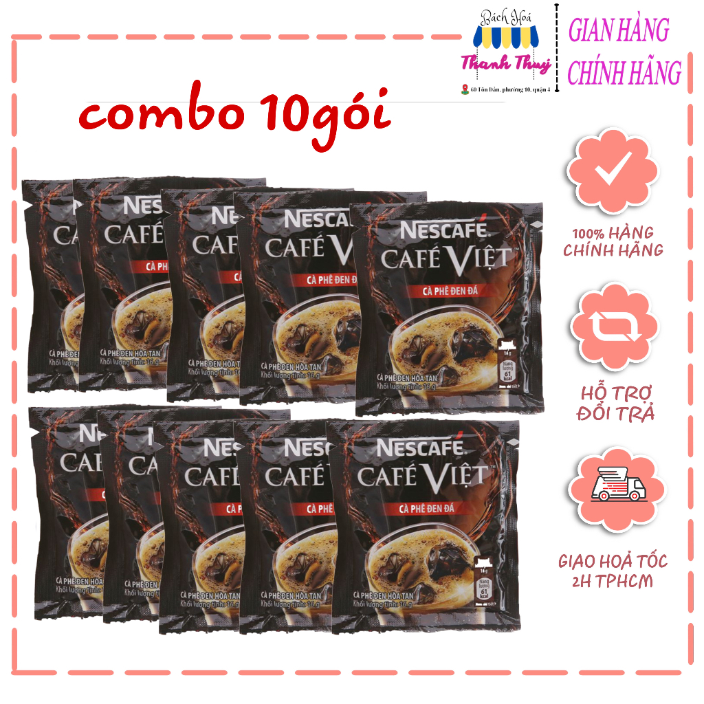 Combo 10 gói Cafe Việt Nescafe