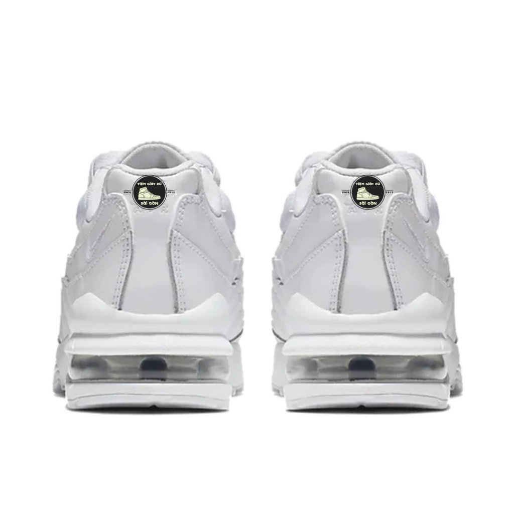 Giày Thể Thao AM 95 White Metallic Silver 905348-104 CŨ CHÍNH HÃNG