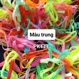 1kg thun cột tóc (màu/trong/đen/bi)