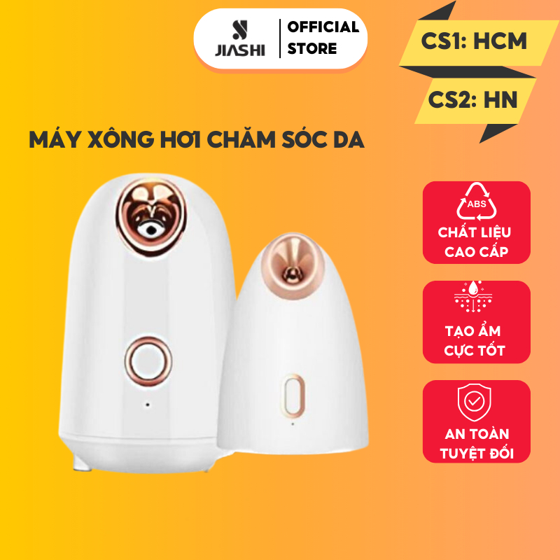 Máy xông mặt JIASHI xông hơi nóng tạo cảm giác dễ chịu massage làm sạch da mặt từ sâu bên trong  - MXH01