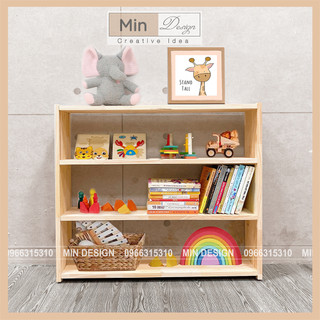 kệ gỗ đồ chơi ,sách vở cho bé theo Montessori, kệ đa năng trang trí phòng cho bé,gỗ Thông tự nhiên nhập khẩu 100%!
