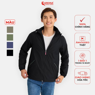 Áo gió nam 𝐂𝐀𝐑𝐃𝐈𝐍𝐀 2 lớp chất vải gió cao cấp chống thấm nước cản gió phong cách thể thao trẻ trung 3gnm01