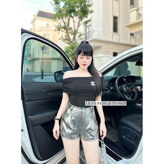 Quần sóc da nhũ