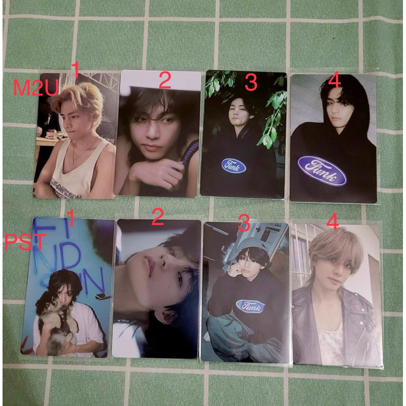 Card ảnh BTS V Layover lucky draw chính hãng