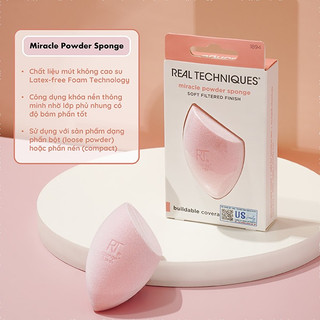 Bông Mút Trang Điểm Real Techniques Miracle Complexion Sponge