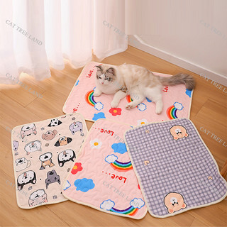 ĐỆM NGỦ CHÓ MÈO THOÁNG MÁT - THẢM NẰM CHO THÚ CƯNG, HỢP TẤT CẢ CÁC MÙA