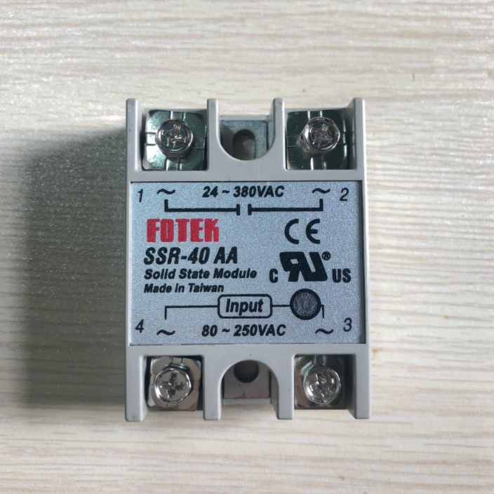 Rơ le Bán Dẫn   Fotek Solid SSR-25/40 AA, DA- phụ kiện cho máy pha cà phê