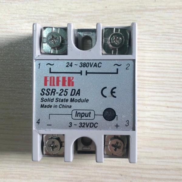 Rơ le Bán Dẫn   Fotek Solid SSR-25/40 AA, DA- phụ kiện cho máy pha cà phê