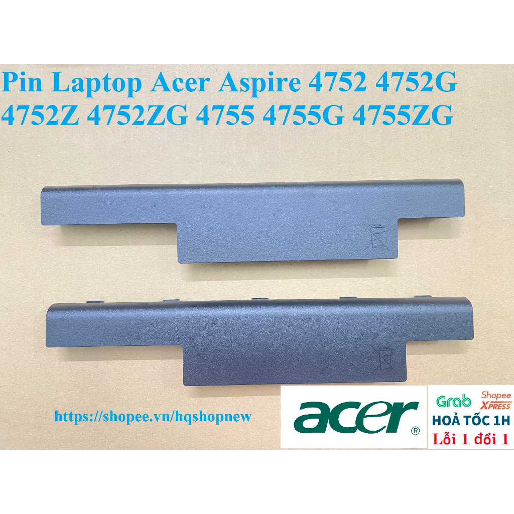 ⚡️ Pin Laptop Acer Aspire 4752 4752G 4752Z 4752ZG 4755 4755G 4755ZG