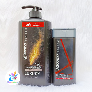 Dầu Gội XMen For Boss Luxury 650g - Tặng Tắm Intense 180g
