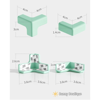 Chặn Góc Bàn, Góc Tủ, Cạnh Kính Silicon Cao Cấp An Toàn Cho Bé BỌC GÓC