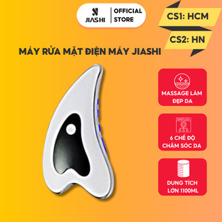 Máy rửa mặt điện JIASHI máy massage Delongmet công nghệ Sonic với 6 chế độ rung làm sạch hiệu quả- MMM01
