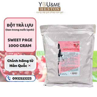 Bột trà Lựu Sweet Page Hàn Quốc 1kg