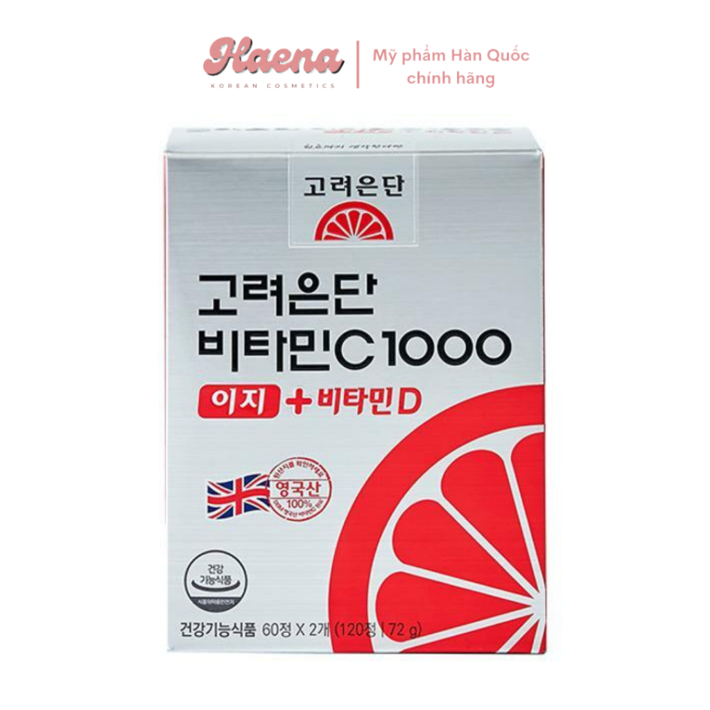 [Bill Hàn] Viên Uống Vitamin C 1000mg Korea Eundan