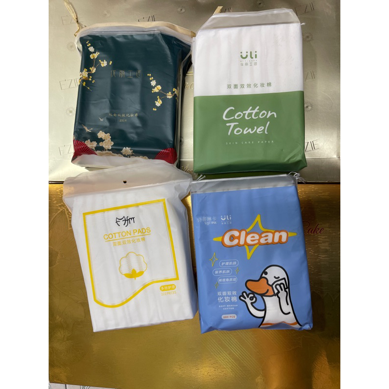 Bông tẩy trang vuông 222 miếng