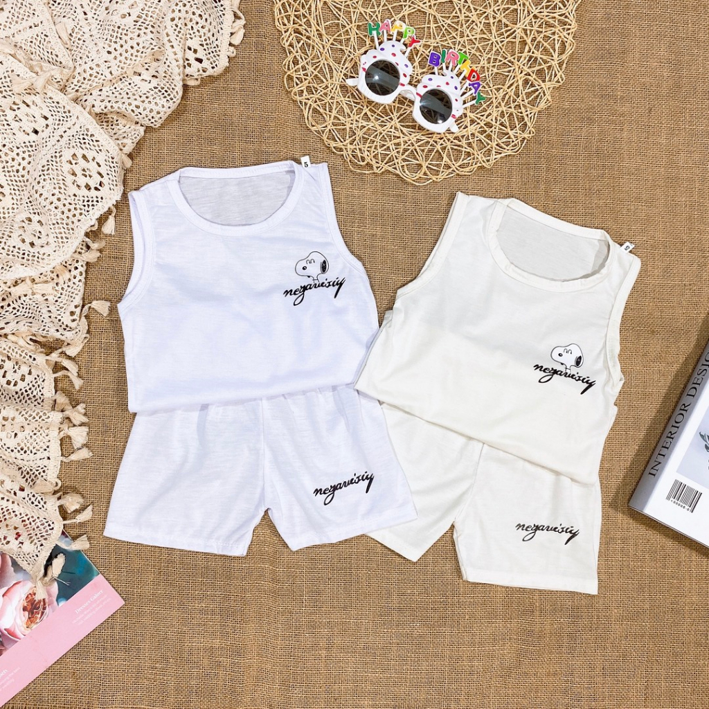 Đồ bộ ba lỗ bé trai TB17 Quần áo trẻ em sát nách