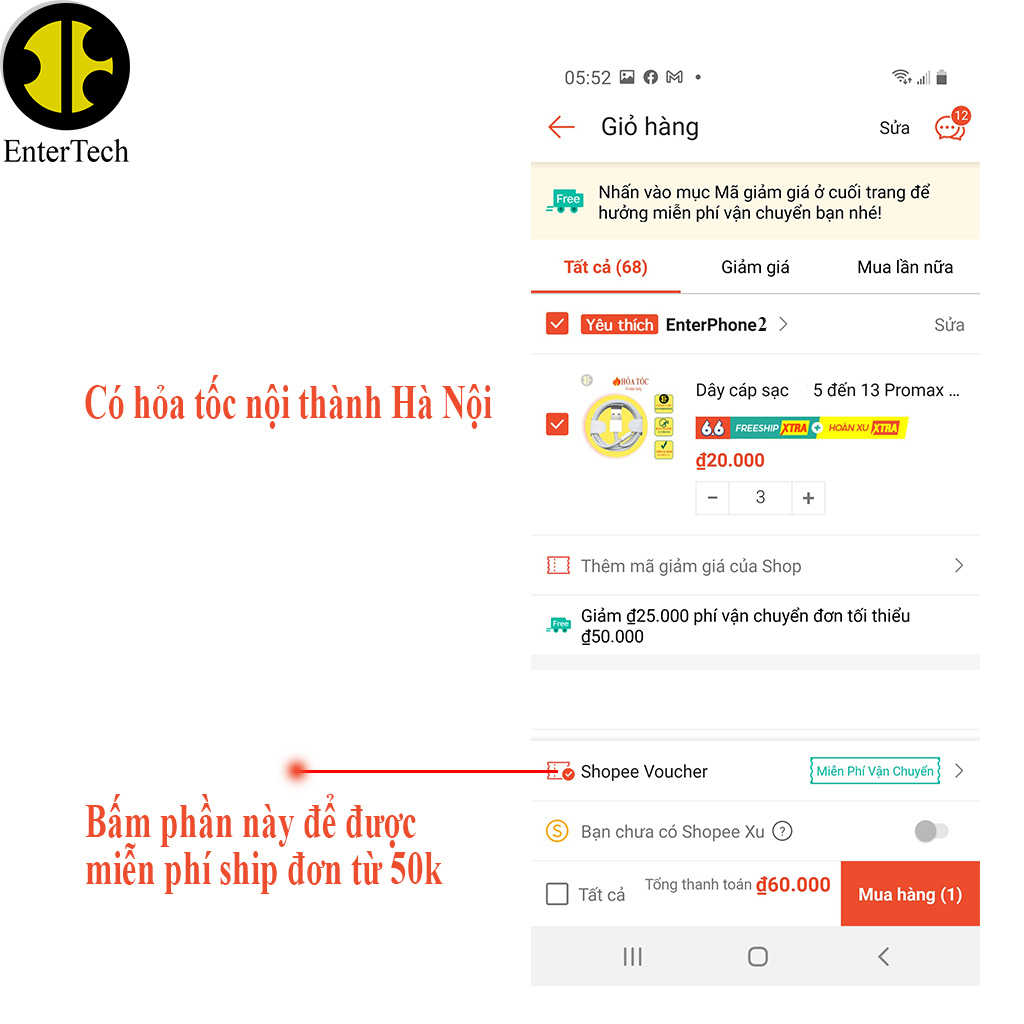 Ron chống nước dùng cho ĐT 6S, 6S Plus, 7, 7 Plus, 8, 8 Plus, X, Xr, Xs, Xsmax, 11, 11 Pro, 11 Promax, 12, 13 EnterTech