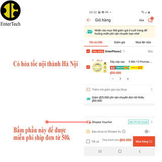 Ron chống nước dùng cho ĐT 6S đến 13 Pro Max EnterTech
