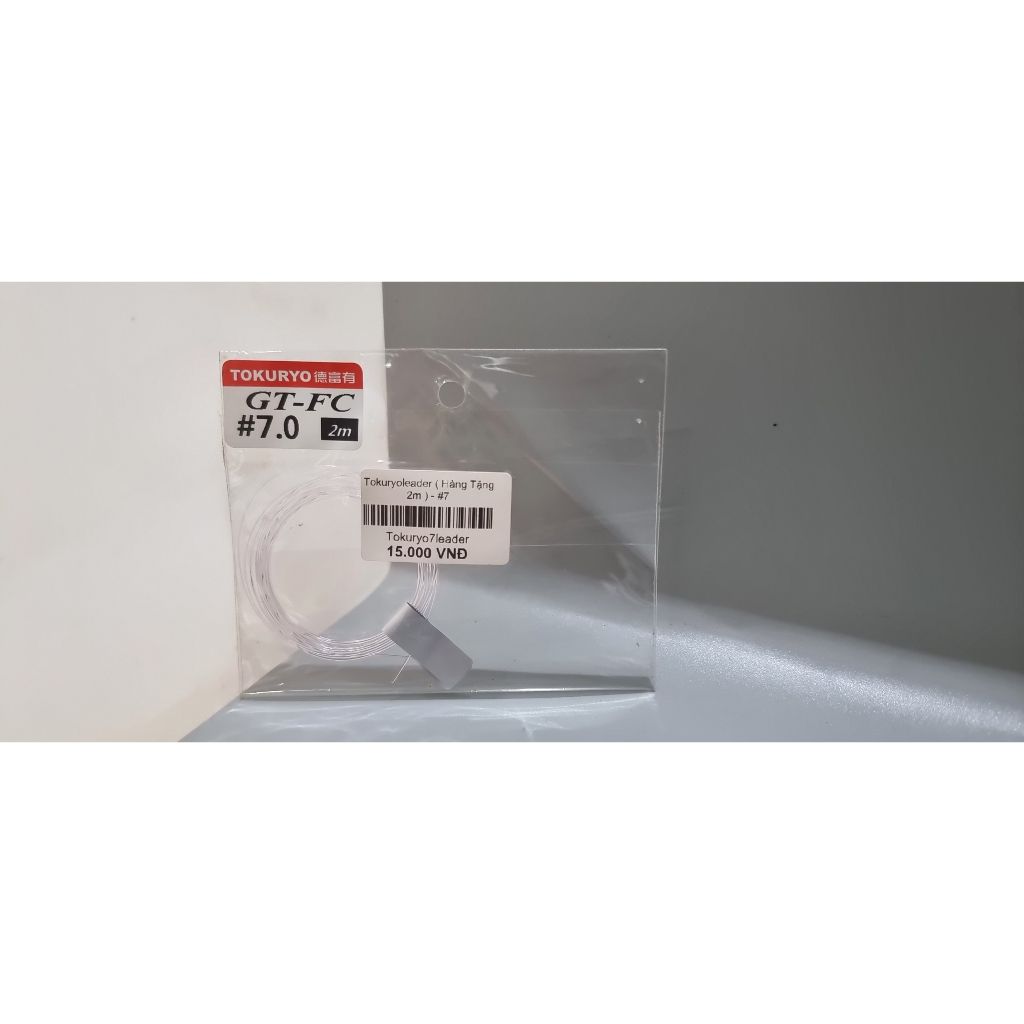Dây Leader Tokuryo 2m dùng thử  GTFC 100% Fluoro Carbon 2m có #5 #7 #12 chuyên câu lure, câu biển