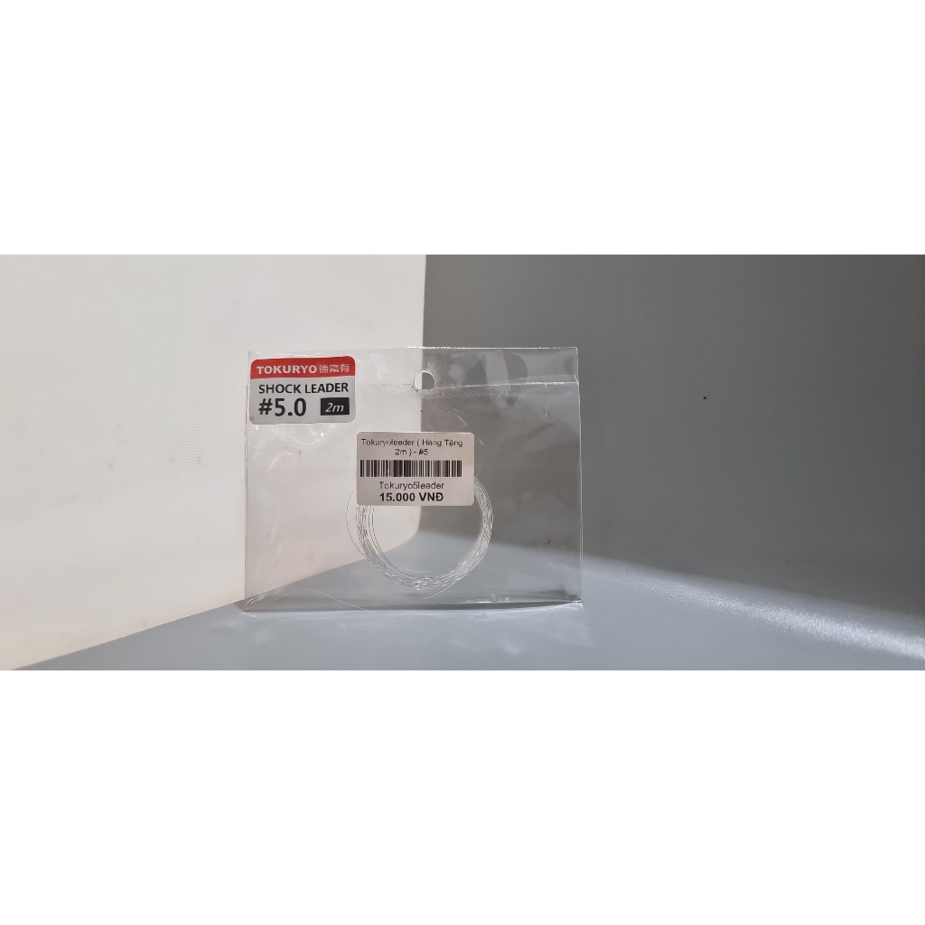 Dây Leader Tokuryo 2m dùng thử  GTFC 100% Fluoro Carbon 2m có #5 #7 #12 chuyên câu lure, câu biển