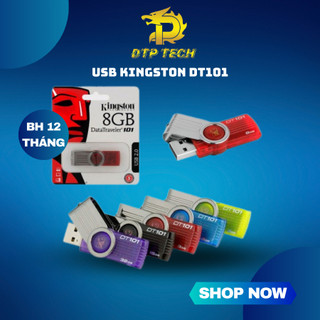Usb kingston dt101 2gb/4gb/8gb/16gb/32gb vỏ nhựa, kết nối nhanh, ổn định - bh 12 tháng