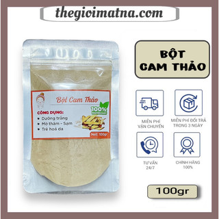 🛑 bột cam thảo nguyên chất 100% dưỡng sáng mịn da
