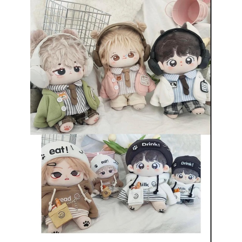 Outfit cho doll: set học sinh chuyển trường.