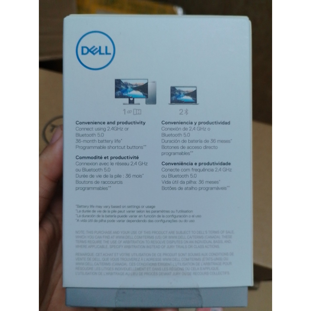 CHUỘT KHÔNG DÂY DELL MOBILE PRO  MS5120W,  NEW FULLBOX