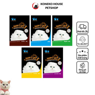 Cát vệ sinh cho mèo HAPPY CAT túi 10 lít