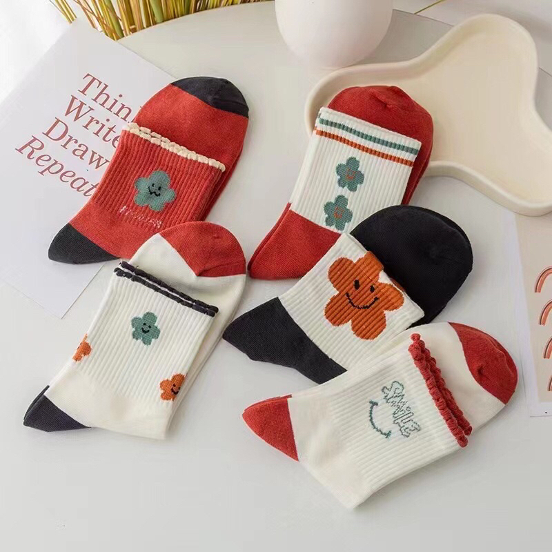 Set 5 đôi cao cổ dễ thương