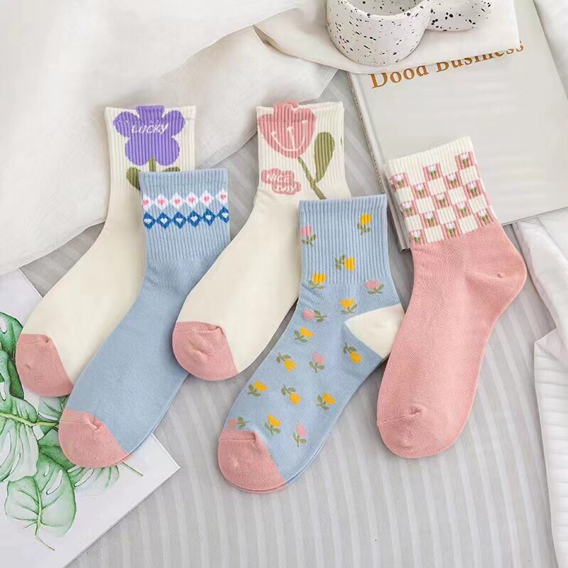 Set 5 đôi cao cổ dễ thương