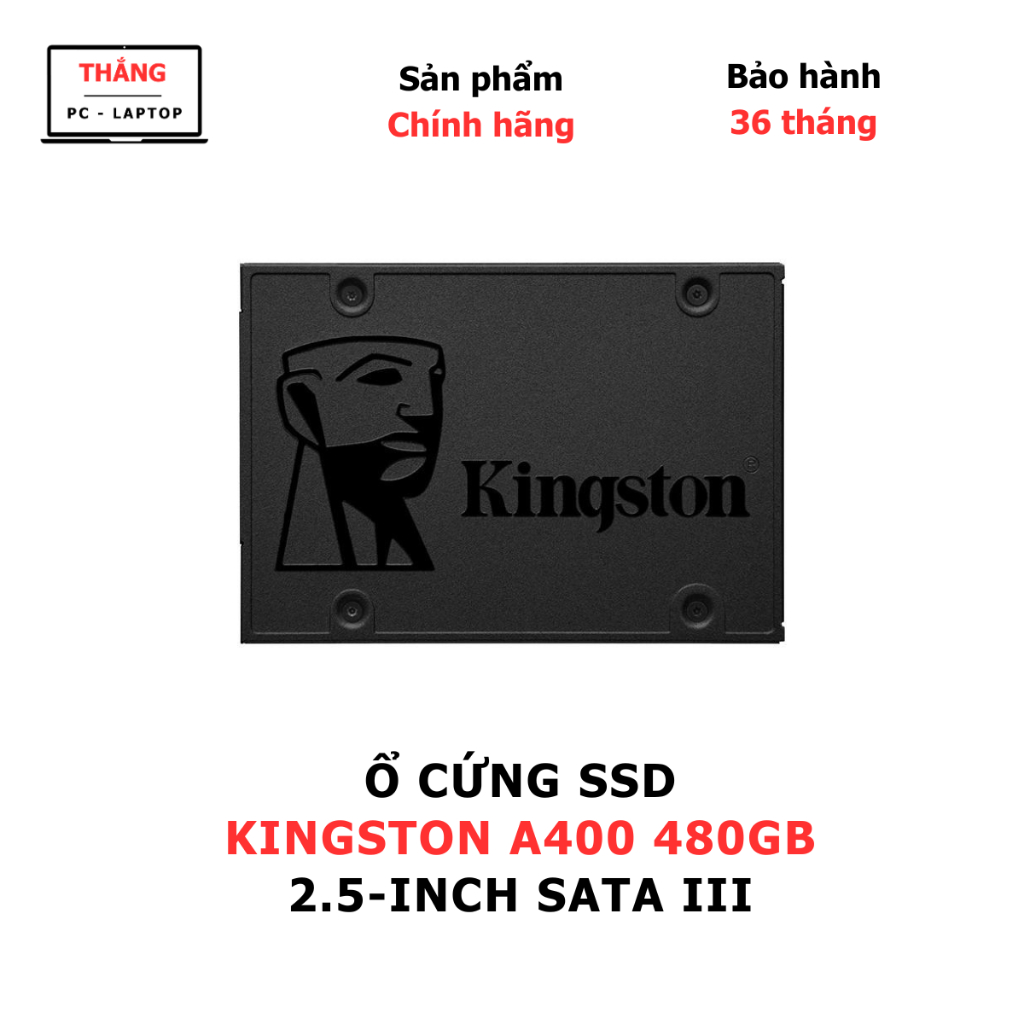 Ổ cứng SSD Kingston A400 480GB 2.5-Inch SATA III SA400S37/480G