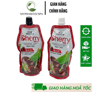 Thuốc Nhuộm Tóc Đen Thảo Dược Cherry 500x2ML Myphamtocspa